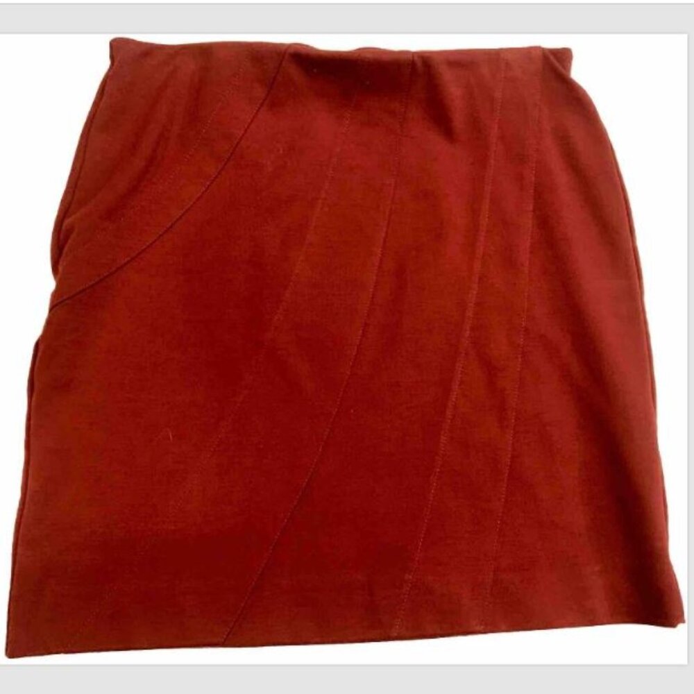 SimplyVera Vera Wang Maroon Skirt Size XS